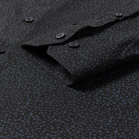 NWT Slim-Fit Dress Shirt with Floral Pattern - Picture 2 of 4